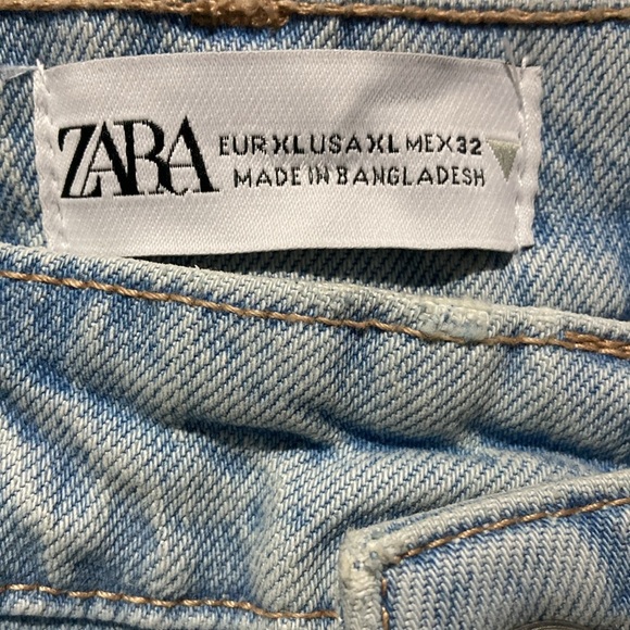 Zara Side Slit Denim Skirt NWT - Picture 10 of 13